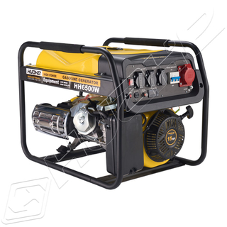 7kw 强大 455cc 发动机 220V/380V 汽油发电机出售