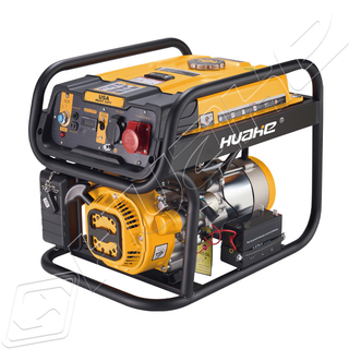 Задвижван генератор 2.8kw (7.0HP двигател) Преносим електрически стартов бензинов генератор 
