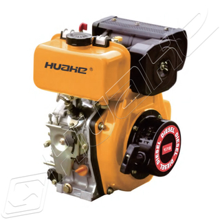 HH178F Հզոր մեկ գլան օդային հովացմամբ դիզելային շարժիչ